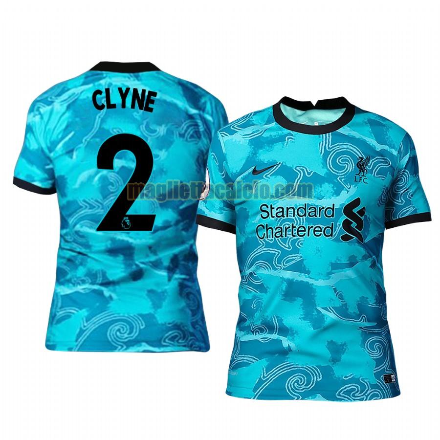 maglia nathaniel clyne 2 liverpool uomo seconda 2020-2021