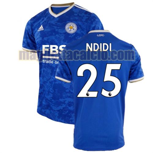 maglia ndidi 25 leicester city uomo prima 2021-2022