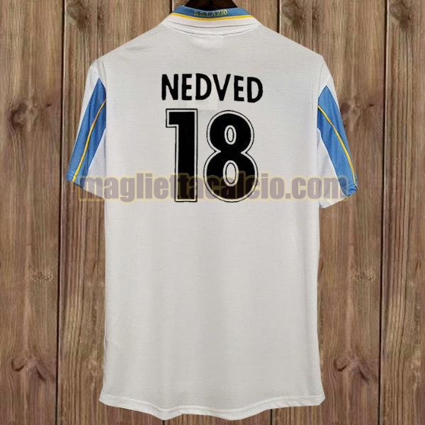 maglia nedved 18 lazio uomo bianco seconda 1999-2000