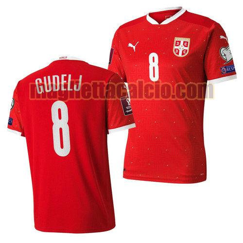 maglia nemanja gudelj 8 serbia uomo prima 2022