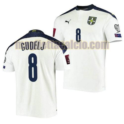 maglia nemanja gudelj 8 serbia uomo seconda 2022