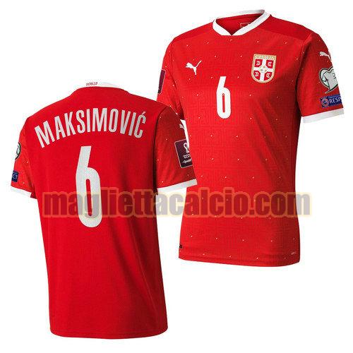 maglia nemanja maksimovic 6 serbia uomo prima 2022
