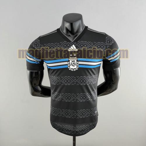 maglia nero argentina uomo player version 2022-2023