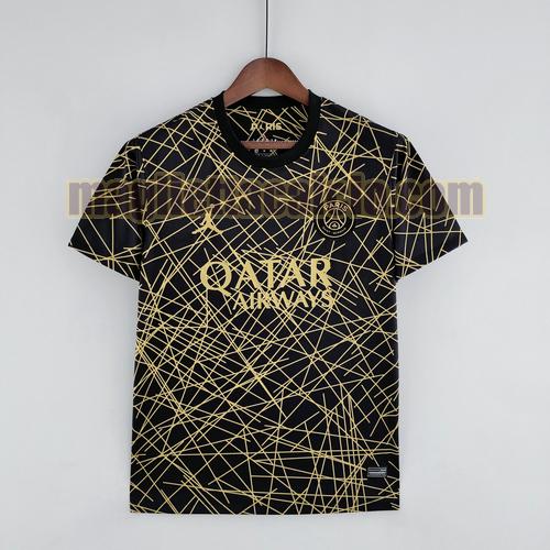 maglia nero e oro paris saint germain uomo training 2022-2023