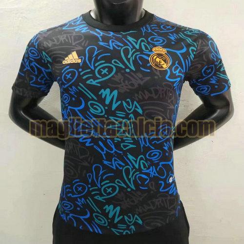 maglia nero real madrid uomo formazione 2021-2022