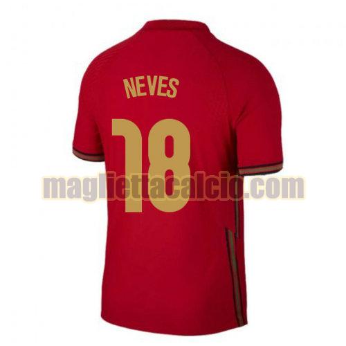 maglia neves 18 portogallo uomo prima 2020-2021