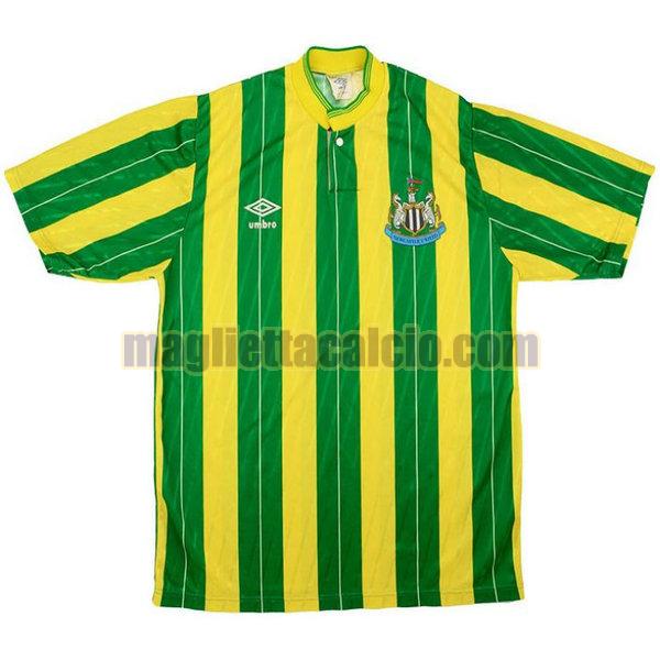 maglia newcastle united verde seconda 1988-1990