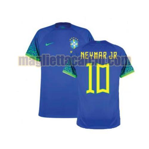 maglia neymar jr 10 brasile uomo seconda 2022