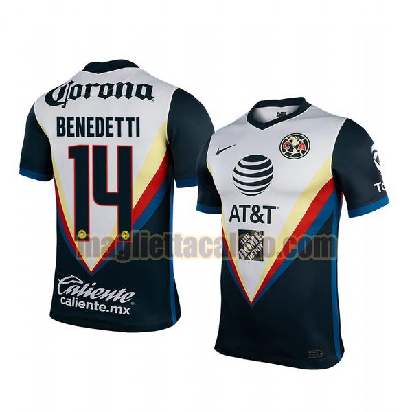 maglia nicolas benedetti 14 club américa uomo seconda 2020-2021