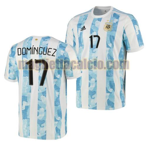 maglia nicolas dominguez 17 argentina uomo prima 2021-2022