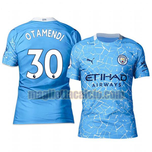 maglia nicolas otamendi 30 manchester city uomo prima 2020-2021