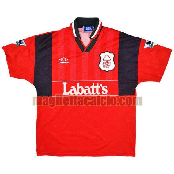 maglia nottingham forest rosso prima 1994-1996