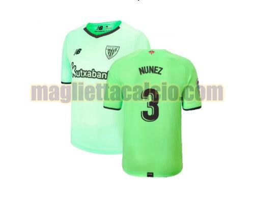 maglia nunez 3 athletic bilbao uomo seconda 2021-2022