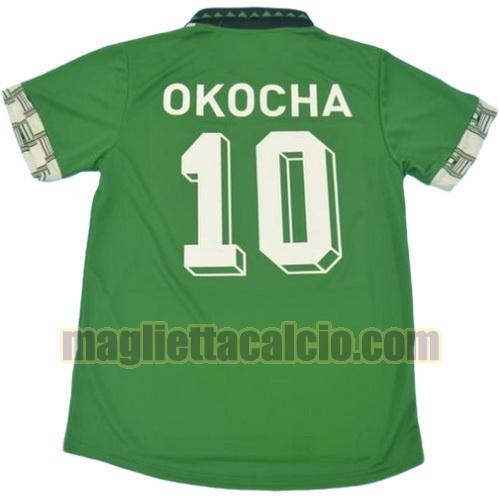 maglia okocha 10 nigeria uomo seconda divisa 1994