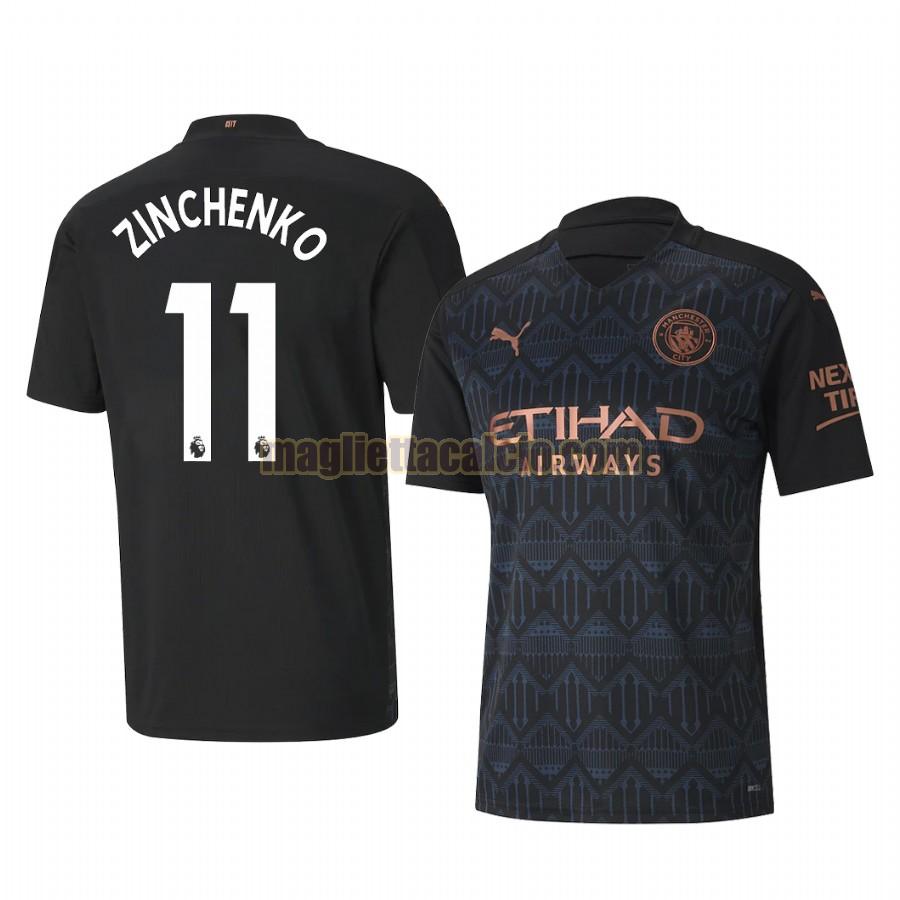 maglia oleksandr zinchenko 11 manchester city uomo seconda 2020-2021