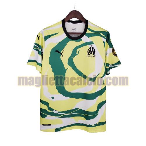 maglia olympique marsiglia uomo bianco giallo verde edizione speciale 2021-2022