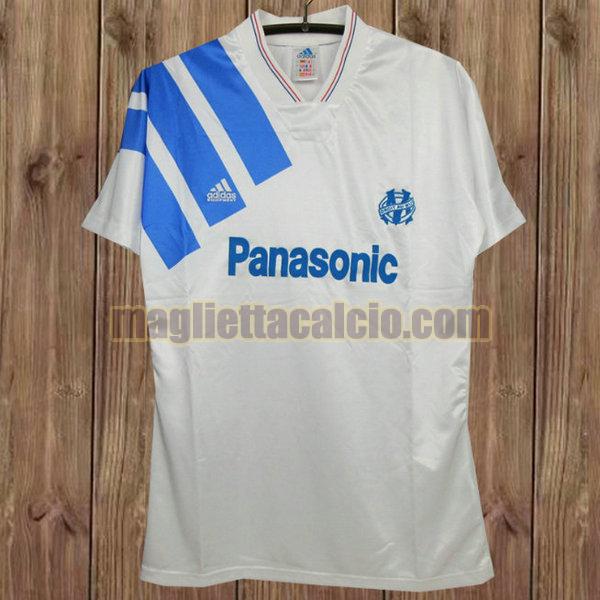 maglia olympique marsiglia uomo bianco prima 1991-1992
