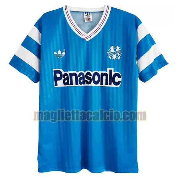 maglia olympique marsiglia uomo blu seconda 1990-1991