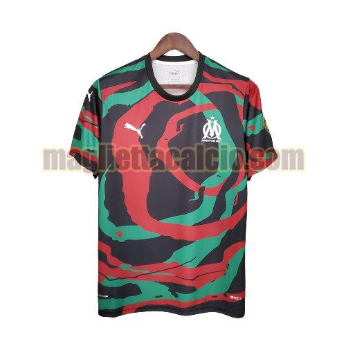 maglia olympique marsiglia uomo rosso nero verde edizione speciale 2021-2022