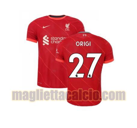 maglia origi 27 liverpool uomo prima 2021-2022