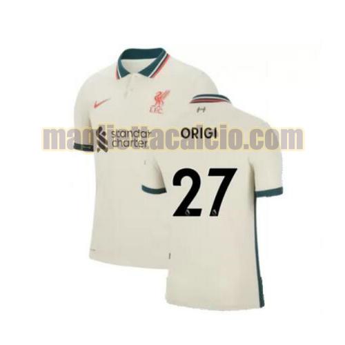 maglia origi 27 liverpool uomo seconda 2021-2022