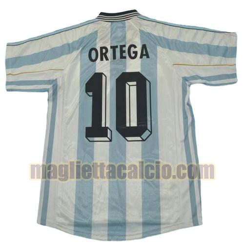 maglia ortega 10 argentina uomo prima divisa coppa del mondo 1998