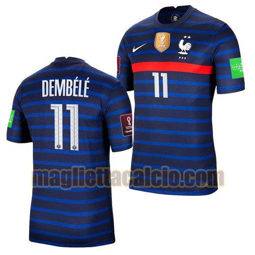 maglia ousmane dembele 11 francia uomo prima 2022