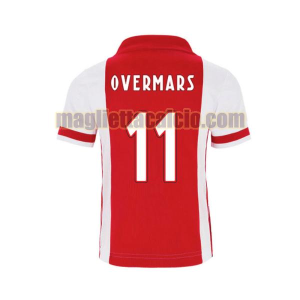 maglia overmars 11 ajax uomo prima 2020-2021