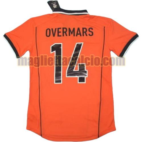 maglia overmars 14 olanda uomo prima divisa 1998