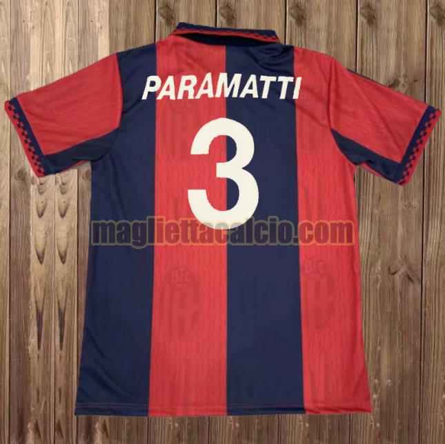 maglia paramatti 3 bologna rosso prima 1995