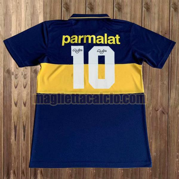 maglia parmalat 10 boca juniors uomo blu prima divisa 1994-1995