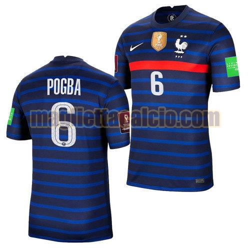maglia paul pogba 6 francia uomo prima 2022