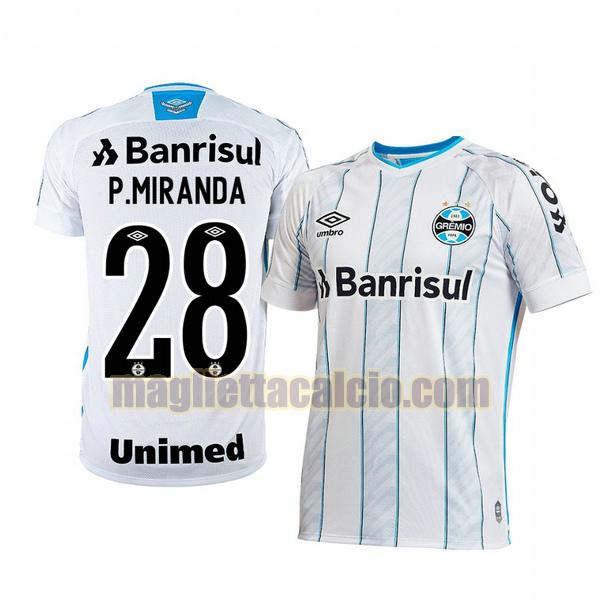 maglia paulo miranda 28 gremio uomo seconda 2020-2021