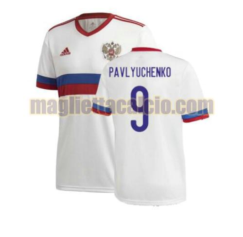 maglia pavlyuchenko 9 russia uomo seconda 2020-2021