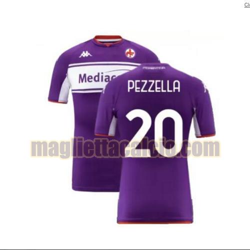 maglia pezzella 20 fiorentina uomo prima 2021-2022
