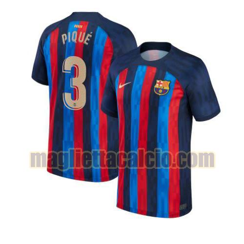 maglia pique 3 barcellona uomo prima 2022-2023