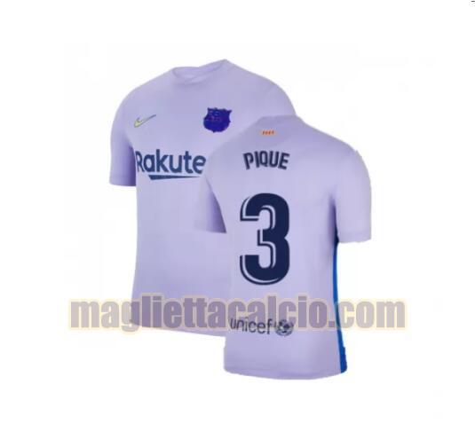 maglia pique 3 barcellona uomo seconda 2021-2022