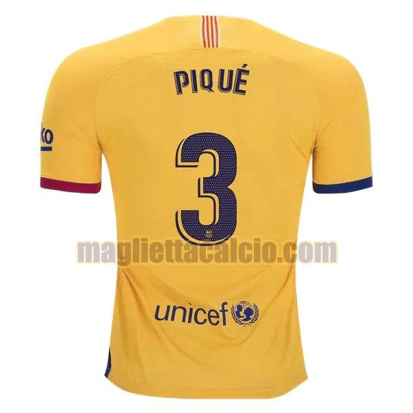 maglia pique 3 barcellona uomo seconda divise 2019-2020