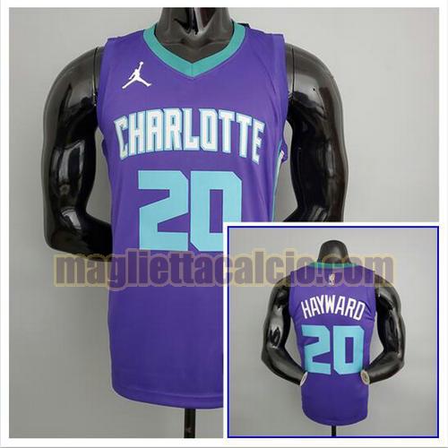 maglia poco prezzo uomo hornets hayward nba charlotte hornets viola 20