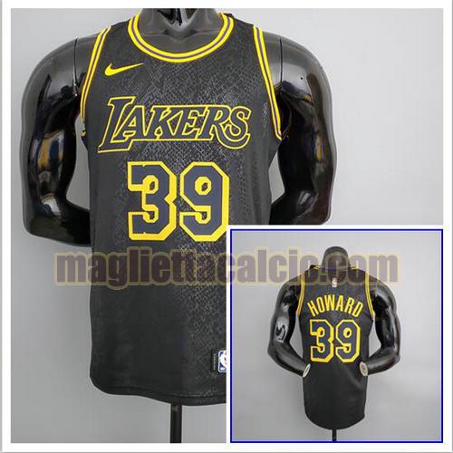 maglia poco prezzo uomo howard nba los angeles lakers nero 39