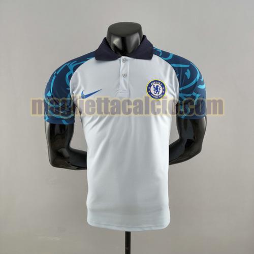 maglia polo azzurro chelsea uomo 2022-2023