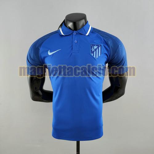 maglia polo blu atletico madrid uomo 2022-2023