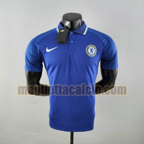 maglia polo blu chelsea uomo 2022-2023