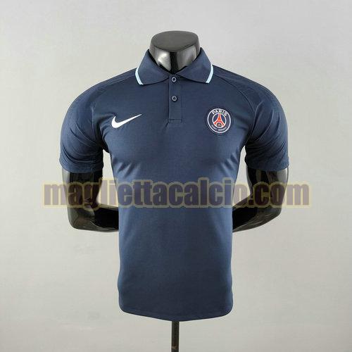 maglia polo blu reale paris saint germain uomo 2022-2023