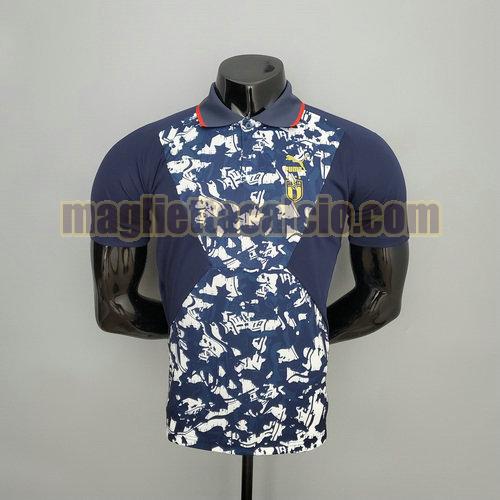 maglia polo calcio blu reale italia uomo polo 2021-2022