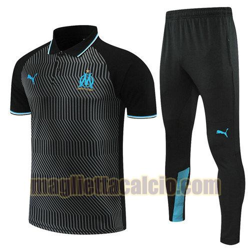 maglia polo calcio marina militare olympique marsiglia uomo 2021-2022