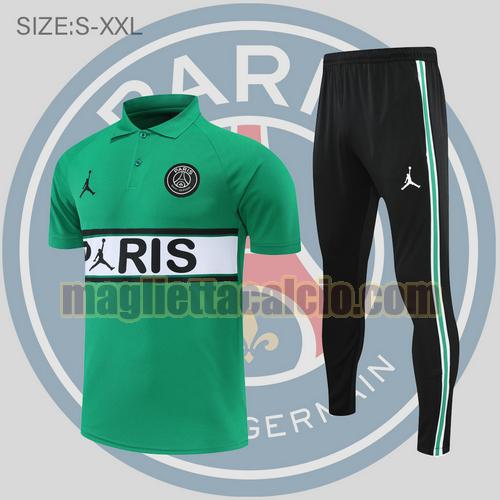 maglia polo calcio verde paris saint germain uomo 2022-2023