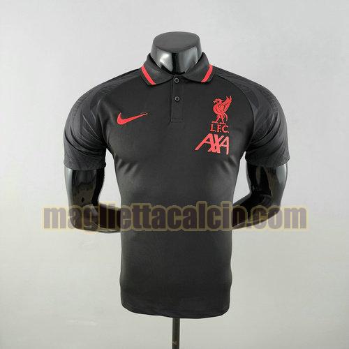 maglia polo nero liverpool uomo 2022-2023