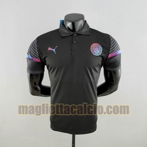 maglia polo nero manchester city uomo 2022-2023