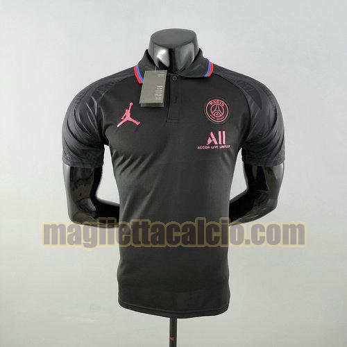 maglia polo nero paris saint germain uomo 2022-2023